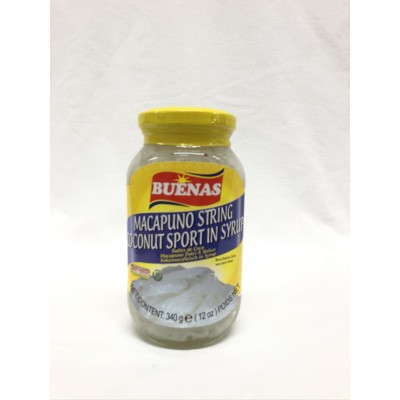 Buenas Macapuno  String Coconut Sport in Syrup 340g